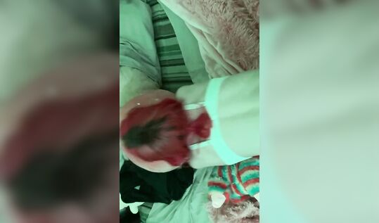 Домашнее порно неформалки и ее парня на хате