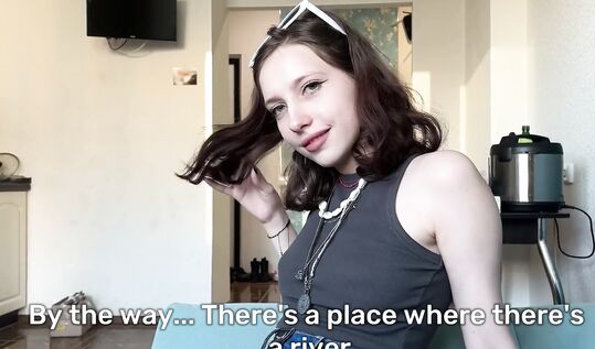 POV: Развел молодую украинскую студентку на улице и сразу жестко трахнул